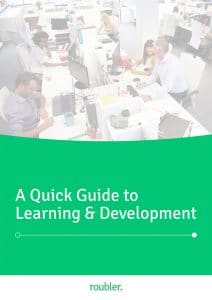 Roubler's quick guide to learning & development