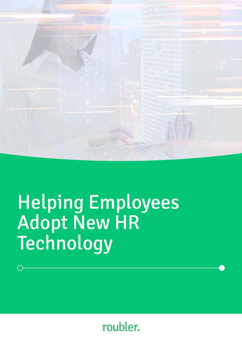 E-book about helping employees adopt new HR technology