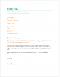 Rejection-Letter