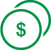Money wage calculation icon